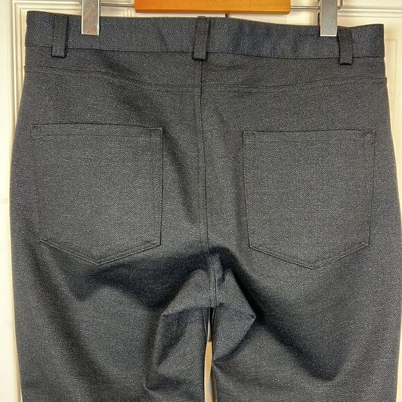 Karl Lagerfeld Dark Navy Twill Cigarette Leg Pants Size 12 - Picture 11 of 12